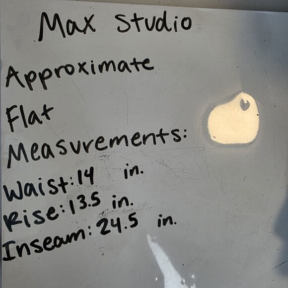 Max Studio Black White Striped Linen Blend Barrel Leg Cropped Pants Size Medium - Picture 8 of 8